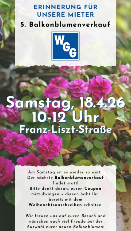 Balkonblumenverkauf